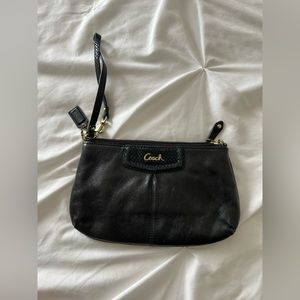 Black Coach Wristlet